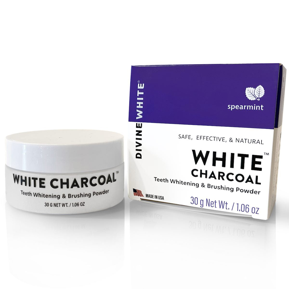 White Charcoal™ Teeth Whitening &amp; Brushing Powder